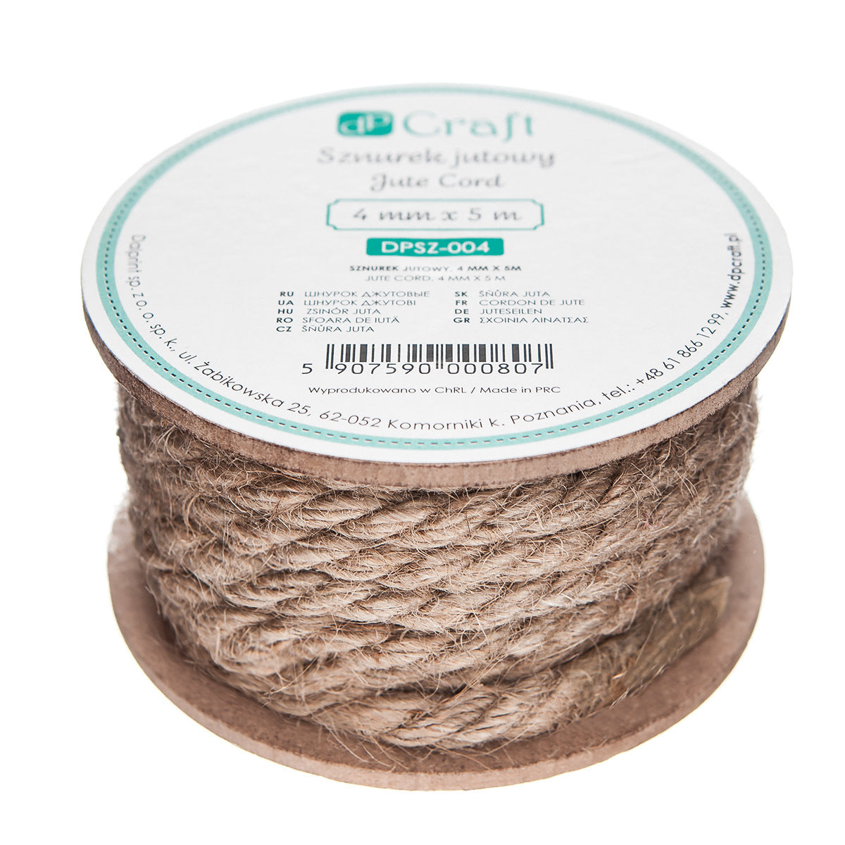 DpCraft Juteschnur - 4 mm x 5 m