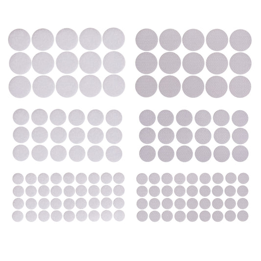 DpCraft Self-Adhesive Hook and Loop Dots - White 69 pcs.