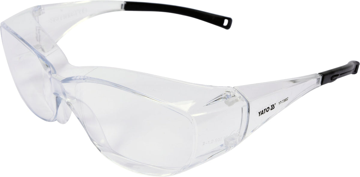 Yato protective safety glasses - clear fit-over