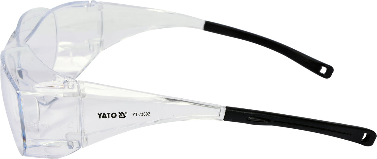 Yato protective safety glasses - clear fit-over
